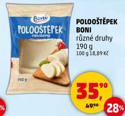 POLOOŠTĚPEK BONI různé druhy, 190 g 