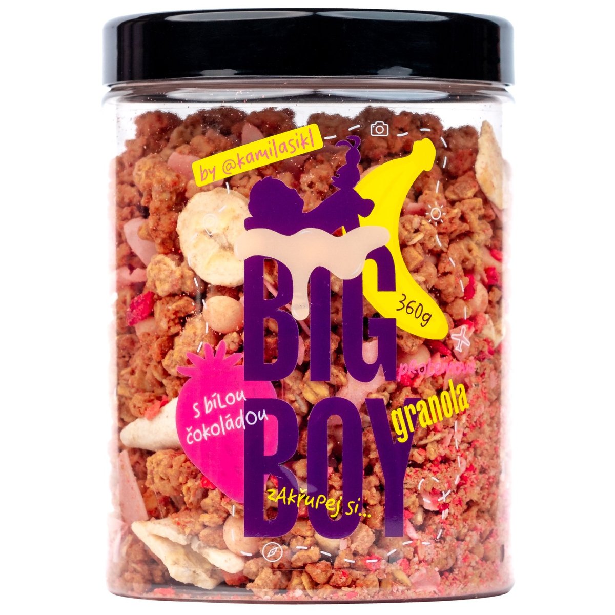 Big Boy Proteinová granola s bílou čokoládou by @Kamilasikl