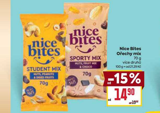 Nice Bites Ořechy mix 70 g  