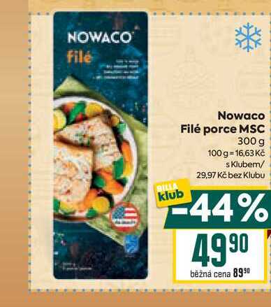 Nowaco Filé porce MSC 300 g