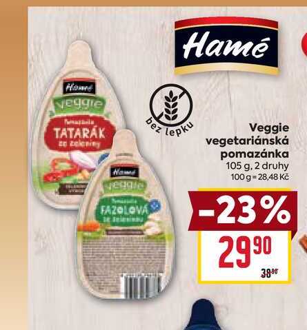 Veggie vegetariánská pomazánka 105 g