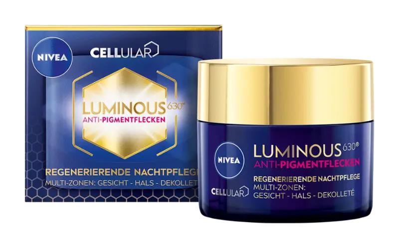 NIVEA Noční krém proti pigmentovým skvrnám Cellular Luminous, 50 ml