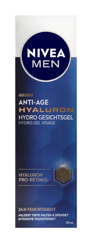 NIVEA Men Osvěžující pleťový gel Hyaluron, 50 ml