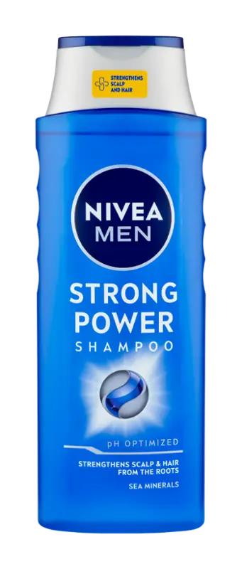 NIVEA Men Šampon pro muže Strong Power, 400 ml