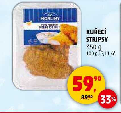 KUŘECÍ STRIPSY, 350 g 