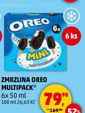 ZMRZLINA OREO MULTIPACK, 6x 50 ml 