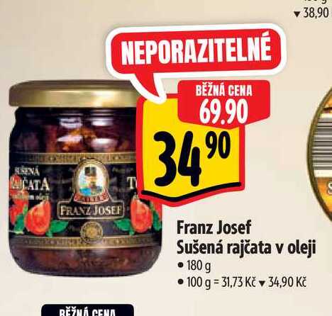 Kaiser Franz Josef Sušená rajčata 180g