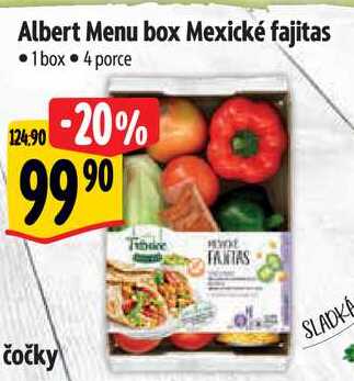 Albert Menu box Mexické fajitas