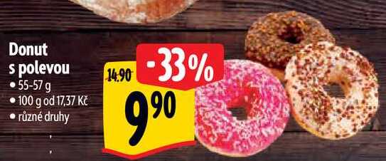 Donut s polevou, 55-57 g 