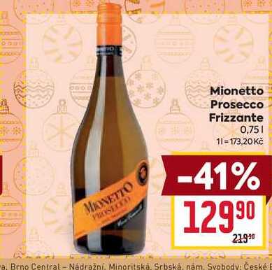 Mionetto Prosecco Frizzante 0,75l