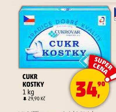 CUKR KOSTKY, 1 kg