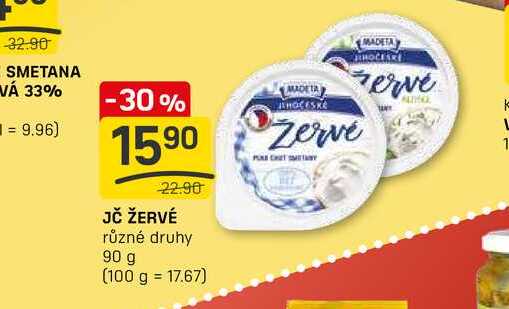 JČ ŽERVÉ různé druhy 90 g