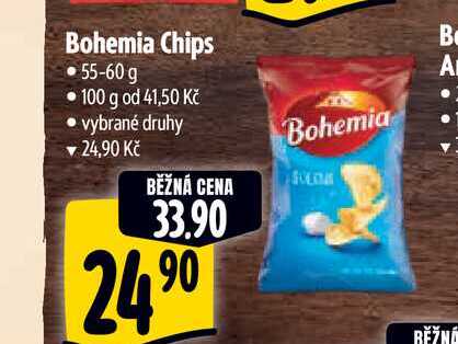 Bohemia chips 55-60 g