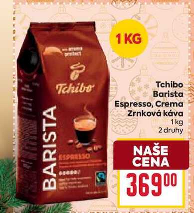 Tchibo Barista Espresso, Crema Zrnková káva 1 kg