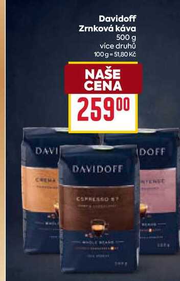 Davidoff Zrnková káva 500 g