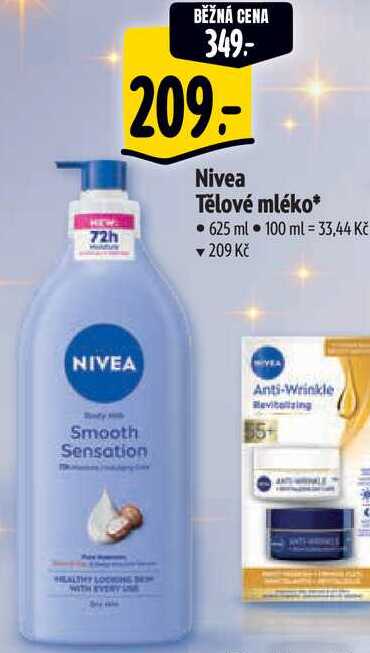 Nivea Tělové mléko, 625 ml