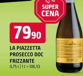 La piazzetta prosecco doc frizzante 0,75l