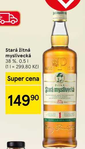 Stará žitná myslivecká 38 %, 0,5 l