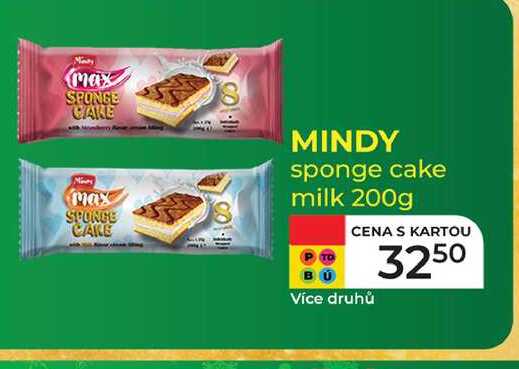 MINDY sponge cake milk 200g 