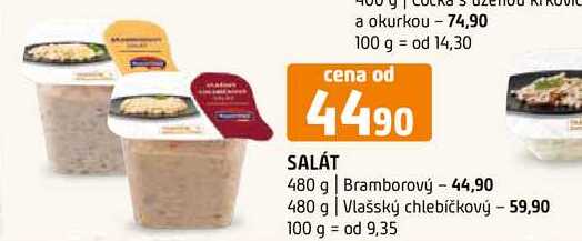 Salát Bramborový 480 g Vlašský chlebíčkový 480g