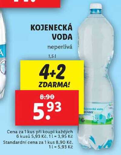 KOJENECKÁ VODA, 1,5 l