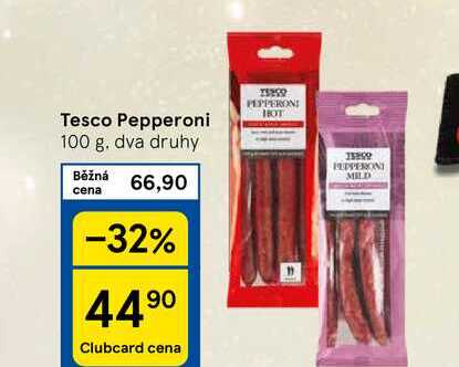 Tesco Pepperoni, 100 g