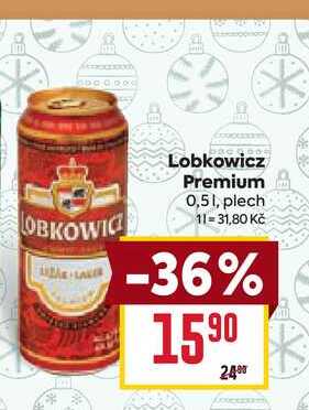 Lobkowicz Premium 0,51, plech 