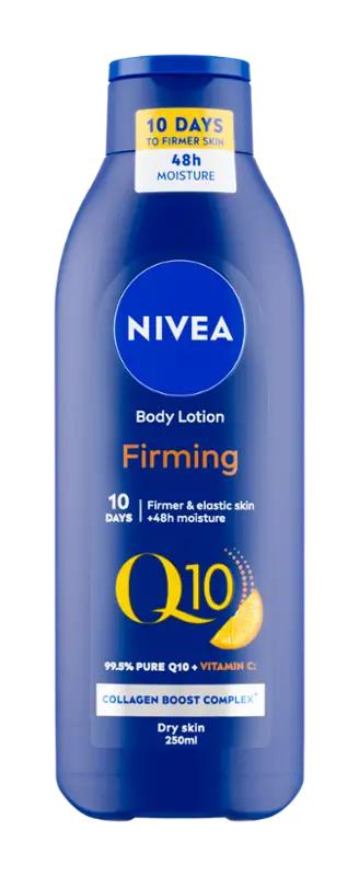 NIVEA Výživné zpevňující tělové mléko Q10 Plus Vitamin C, 250 ml