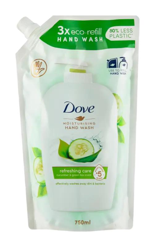 Dove Tekuté mýdlo Refreshing Care náhradní náplň, 750 ml