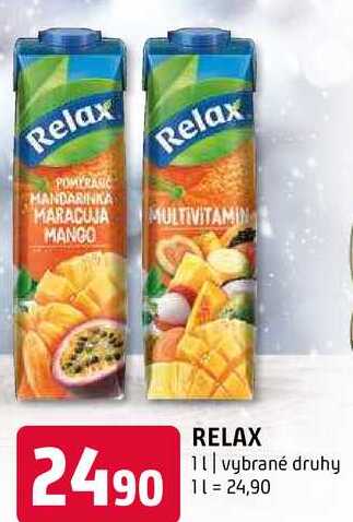 Relax 1l vybrané druhy 