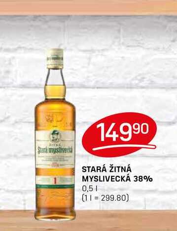 STARÁ ŽITNÁ MYSLIVECKÁ 38% 0,5l