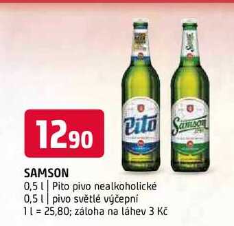 Samson Pito nealkoholické 0,5l