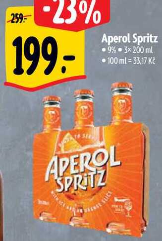 Aperol Spritz, 3x 200 ml 