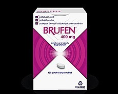 Brufen 400 mg 100 potahovaných tablet