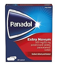 Panadol Extra Novum 500 mg/65 mg 24 potahovaných tablet