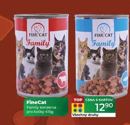 FineCat Family konzerva pro kočky 415g 