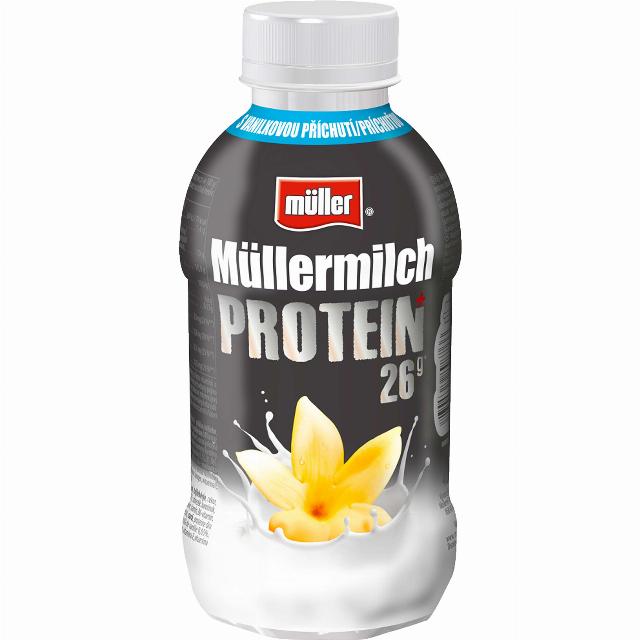 Müller Müllermilch Protein čoko + banán / vanilka