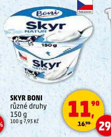 SKYR BONI různé druhy, 150 g 