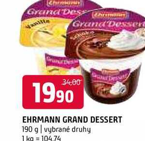 Ehrmann Grand Dessert 190g