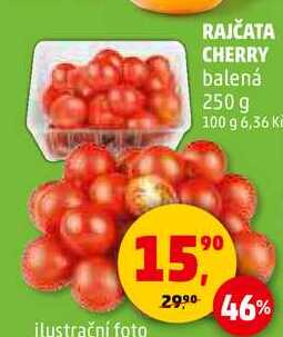 RAJČATA CHERRY balená, 250 g
