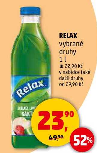 RELAX vybrané druhy, 1 l 