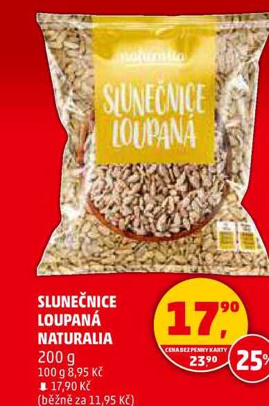 SLUNEČNICE LOUPANÁ NATURALIA, 200 g 