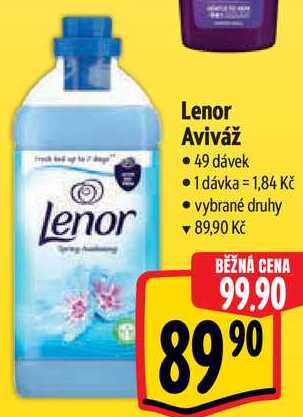 Lenor Aviváž, 49 dávek 