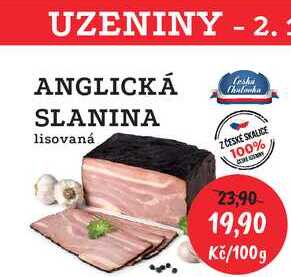 ANGLICKÁ SLANINA lisovaná 100g 