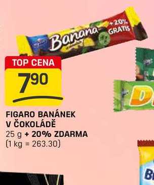 FIGARO BANÁNEK V ČOKOLÁDĚ 25 g