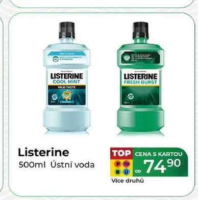 Listerine 500ml Ústní voda 