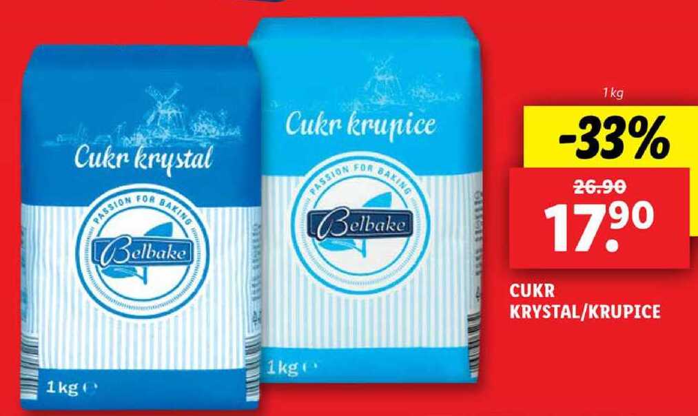 CUKR KRYSTAL/KRUPICE, 1 kg