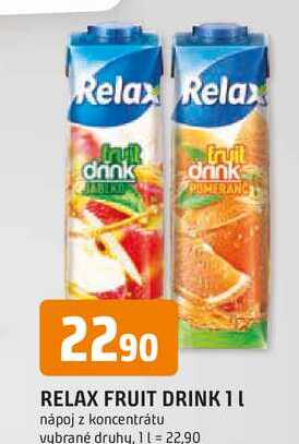 RELAX FRUIT DRINK 1L 