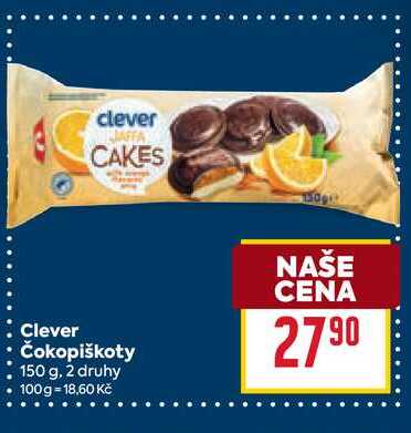 Clever Čokopiškoty 150 g