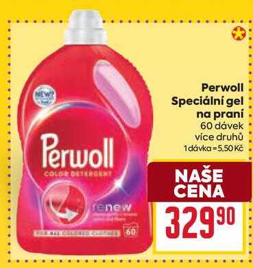 Perwoll Speciální gel na praní 60 dávek 